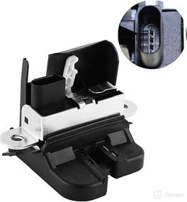 img 2 attached to 🔒 Exerock Rear Trunk Boot Lid Lock Latch for 2009-2013 VW Golf GTI R MK6 (5K0827505A/5M0827505E)