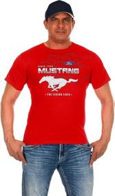 img 3 attached to 👕 JH Design Men's Ford Mustang T-Shirts in 8 Stylish Options, featuring Short Sleeves and Crew Neck