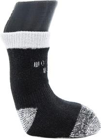 img 3 attached to 🧦 Woodrow Wear Power Paws Reinforced Foot Dog Socks - Black/Grey, XXL (130-180 lbs)