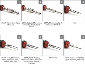 img 1 attached to Steelman 3.25Mm X 20.00Mm Tube Tip Automotive Terminal Tool For Removing Automotive Electrical Wires From Terminal Blocks, Non-Magnetic, Comfortable Grip