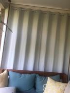 img 1 attached to Waterproof Outdoor Curtains For Patio With Grommet, Light Blocking & Thermal Insulation, Privacy Protection Blackout Drapes For Front Porch, Sliding Doors, Gazebos - Beige (1 Panel, 52 X 95 Inches) review by David Turner