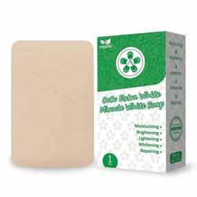 img 4 attached to Organic CoCoWhite+Mesh Soap - Brighten Skin, Remove Dark Spots & Acne W/ Glutathione, Alpha Arbuin & Shea Butter (No SLS Or Paraben)