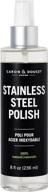 🔒 caron & doucet - all natural & plant based stainless steel polish and cleaner, highly concentrated formula! pet and child-friendly (8oz) logo