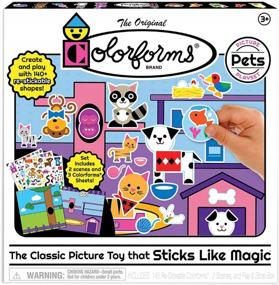 img 3 attached to Pets Come To Life With Colorforms Picture Play Set