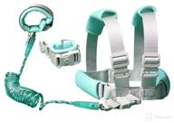 👶 toddler safety leash - child harness with anti-lost wrist link, reflective toddler leash, baby leash for toddlers and kids, 2 in 1 wrist link логотип