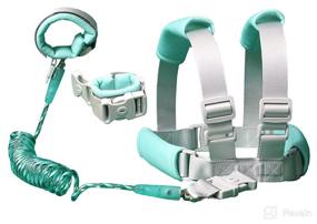 img 4 attached to 👶 Toddler Safety Leash - Child Harness with Anti-Lost Wrist Link, Reflective Toddler Leash, Baby Leash for Toddlers and Kids, 2 in 1 Wrist Link