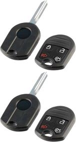 img 2 attached to Upgrade and Protect Your Key Fob: Lincoln Mercury CWTWB1U793 Remote Shell Case & Pad – Set of 2