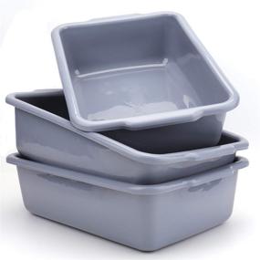 img 4 attached to Discover the Versatile Bekith Pack Plastic Commercial Basin for All Your Needs