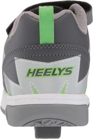 img 2 attached to HEELYS Little Black Green Flame Boys' Shoes via Sneakers