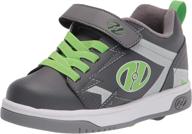 heelys little black green flame boys' shoes via sneakers logo