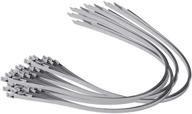 20-inch supreme 316 stainless steel cable zip ties, 150 lb strength, pack of 100 logo