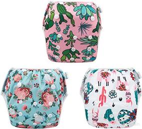 img 4 attached to 👶 Babygoal Reusable Swim Diaper | Washable & Adjustable for Babies 0-2 Years | Ideal for Swimming Lessons & Baby Gifts | 3SD05