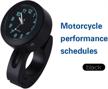 ⌚ yosoo health gear waterproof motorcycle handlebar clock: universal mount, digital display, motorbike accessories logo
