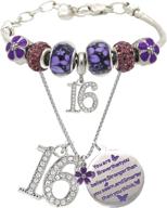 🎁 16th birthday girl gift: stylish bracelet and necklace set for your 16 year old daughter логотип