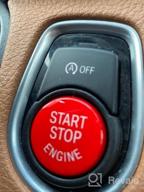 img 1 attached to BMW Engine Ignition Start Stop Button Replacement - Compatible With 1 3 5 6 X1 X3 X5 X6 Series (E81 E90 E91 E60 E63 E84 E83 E70 E71) By Jaronx Sports Red review by Jeff Rhodes