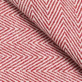 img 1 attached to Glamburg 100% Soft Cotton Thermal Blanket Twin Red - All Season Layering For Any Bed!