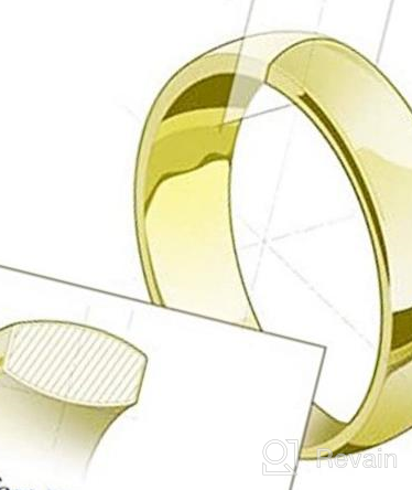img 1 attached to 14K Solid Gold Wedding Rings By Wellingsale review by Ben Swett