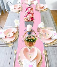 img 3 attached to Add A Pink Sparkle To Your Table Decor With Sequin Table Runners - Pack Of 4, 12X72 Inch, Perfect For Weddings And Birthdays!