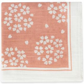 img 4 attached to 🎎 High-Quality Topdrawer Japanese Handkerchief - Stylish Cotton Patterns for Men's Accessories
