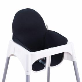 img 1 attached to Upgrade Your IKEA Antilop With JANABEBE'S Black Series High Chair Cushion