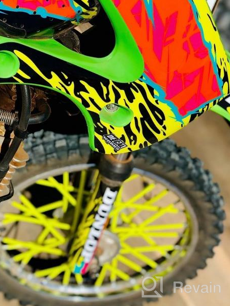 img 1 attached to 72 PCS Spoke Skins Covers Trim Wrap Decoration Protector Pipe Motorcycle Motocross Pit Dirt Bike Accessories review by Patrick Bacho