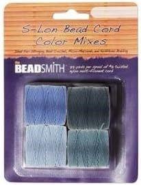 img 1 attached to Beadsmith S Lon Denim Color Colors
