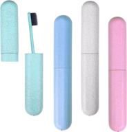portable breathable toothbrush container with anti-bacterial technology логотип