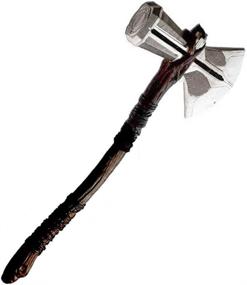 img 1 attached to 🔨 YPL Stormbreaker Foam Props Replica - Odinson Hammer Axe for Cosplay Thor Costume Prop - 27" Thor Stormbreaker