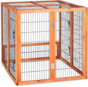 img 4 attached to Prevue Hendryx Rabbit Playpen 🐇 - Top Pet Product for Bunnies