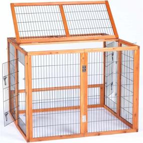 img 1 attached to Prevue Hendryx Rabbit Playpen 🐇 - Top Pet Product for Bunnies