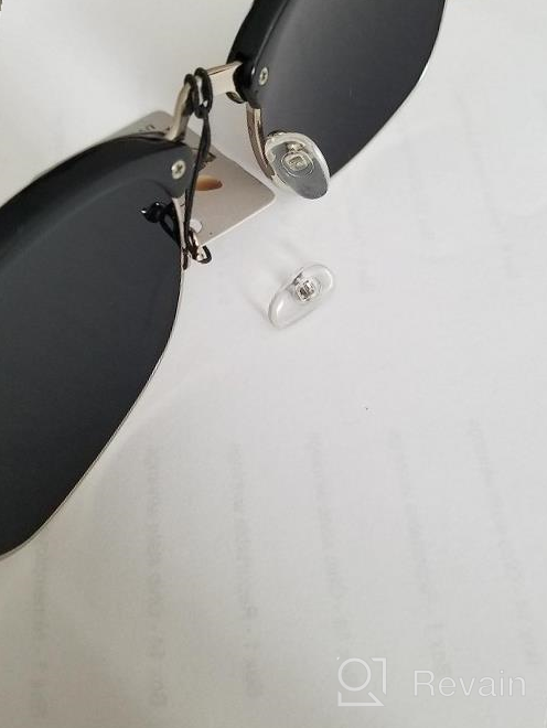 img 1 attached to Stay Stylish And Protected With ShadyVEU Super Dark Round Semi Rimless Sunglasses review by Kevin Jacobson