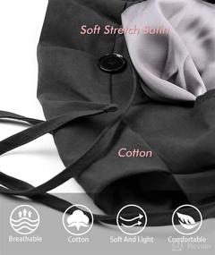 img 3 attached to 🛁 Satin Lined Work Button Tools & Accessories for Women, Including Bathing Accessories