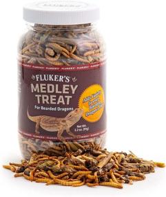 img 4 attached to 🦎 Fluker's Bearded Dragon Medley Treat Food, 3.2-Ounce (72023)" - Enhanced Bearded Dragon Medley Treat Food by Fluker's, 3.2-Ounce (72023)