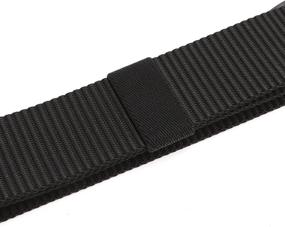 img 1 attached to 👔 JASGOOD Canvas Elastic Keeper, 1.5-Inch, Top-Rated Men's Belts for Accessories