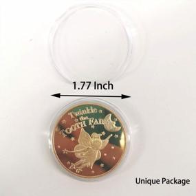img 2 attached to 1.7Inch Gold-Plated Tooth Fairy Coins - Perfect Gift For Lost Tooth Kids, Set Of 3