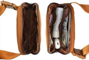 img 1 attached to Stylish And Functional ZOPPEN Mini Belt Bag - Perfect For Travel, Workouts And More!