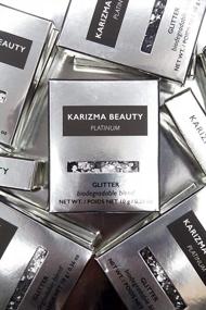 img 1 attached to Silver Biodegradable Chunky Glitter 10G - Karizma Beauty Eco-Friendly Festival Face Glitter