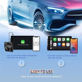 img 1 attached to 🚗 2022 Latest OTTOCAST U2-Air Wireless CarPlay Adapter for Cars with Factory Wired CarPlay (Year: After 2016), Minimized Latency