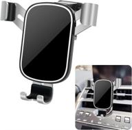 🚗 lunqin car phone holder for lexus nx 300/300h suv - compatible with big phones & cases - convenient auto accessories for navigation & phone mounting - stylish interior decoration logo