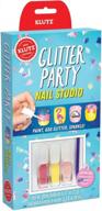 glitter mania nail art kit by klutz - perfect for glitzy party nails logo
