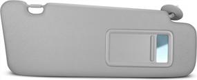 img 4 attached to Toyota Highlander Sun Visor Replacement - Passenger Side With Light (2008-2013) By SAILEAD