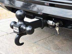 img 3 attached to Versatile And Secure: 3-In-1 TOPTOW Trailer Hitch With Lock And Hook For 2-Inch Receivers