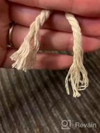img 1 attached to 3Mm X 220Yd Macrame Cord - 100% Natural Cotton Rope For Handmade Plant Hanger Crafts review by Steve Snyder