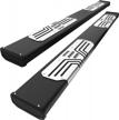 upgrade your ford f-series with oedro 6.5" running boards: durable and stylish aluminum alloy side steps logo
