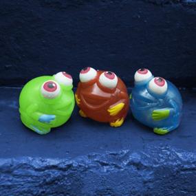 img 1 attached to Lumistick 2.5" Light-Up Squeeze Frog (Assorted, 3 Pack)