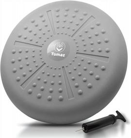 img 4 attached to Tumaz Wobble Cushion: The Ultimate Solution For Improved Posture, Focus, Pain Relief, And Core Strength