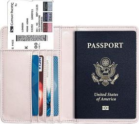 img 2 attached to Passport Holder Blocking Premium Leather