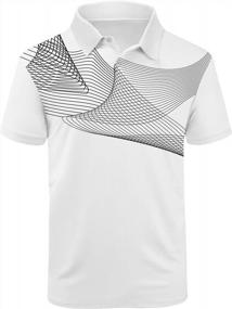 img 4 attached to Stay Cool On The Green With ZITY Men'S Athletic Golf Polo Shirts