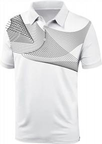 img 3 attached to Stay Cool On The Green With ZITY Men'S Athletic Golf Polo Shirts
