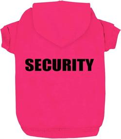 img 4 attached to 🐶 Trudz PET Security Dog Hoodies: Stylish & Warm Apparel for Small, Medium, Large Dog & Cat - Winter Sweatshirt, Cotton Jacket Coat Hoodie (Magenta, 4XL)